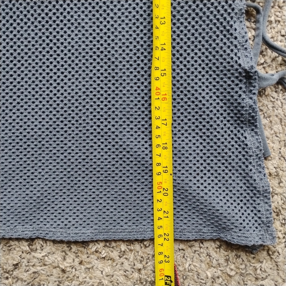 Like New Electric & Rose Gray Open Side Tank Top Small Built In Bra - Picture 5 of 5